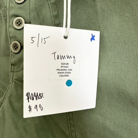 NWT Pistola Tammy High Rise Shorts in Colonel Size 26 - Picture 9 of 11